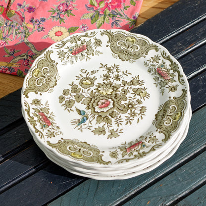 1960s ~ "WINDSOR" Ridgway of STAFFORDSHIRE England 1792 ~ English Vintage Ironstone Porcelain Plate LOT 1