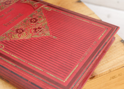 1913 IVANHOE by Walter Scott HACHETTE et Cie French Antique Collectible First Edition Illustrated Polychrome Hardcover Book Novel Gilded Cartonnage Livre Roman