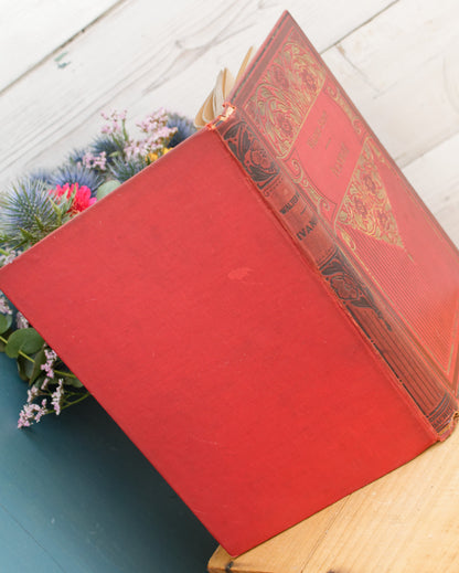 1913 IVANHOE by Walter Scott HACHETTE et Cie French Antique Collectible First Edition Illustrated Polychrome Hardcover Book Novel Gilded Cartonnage Livre Roman