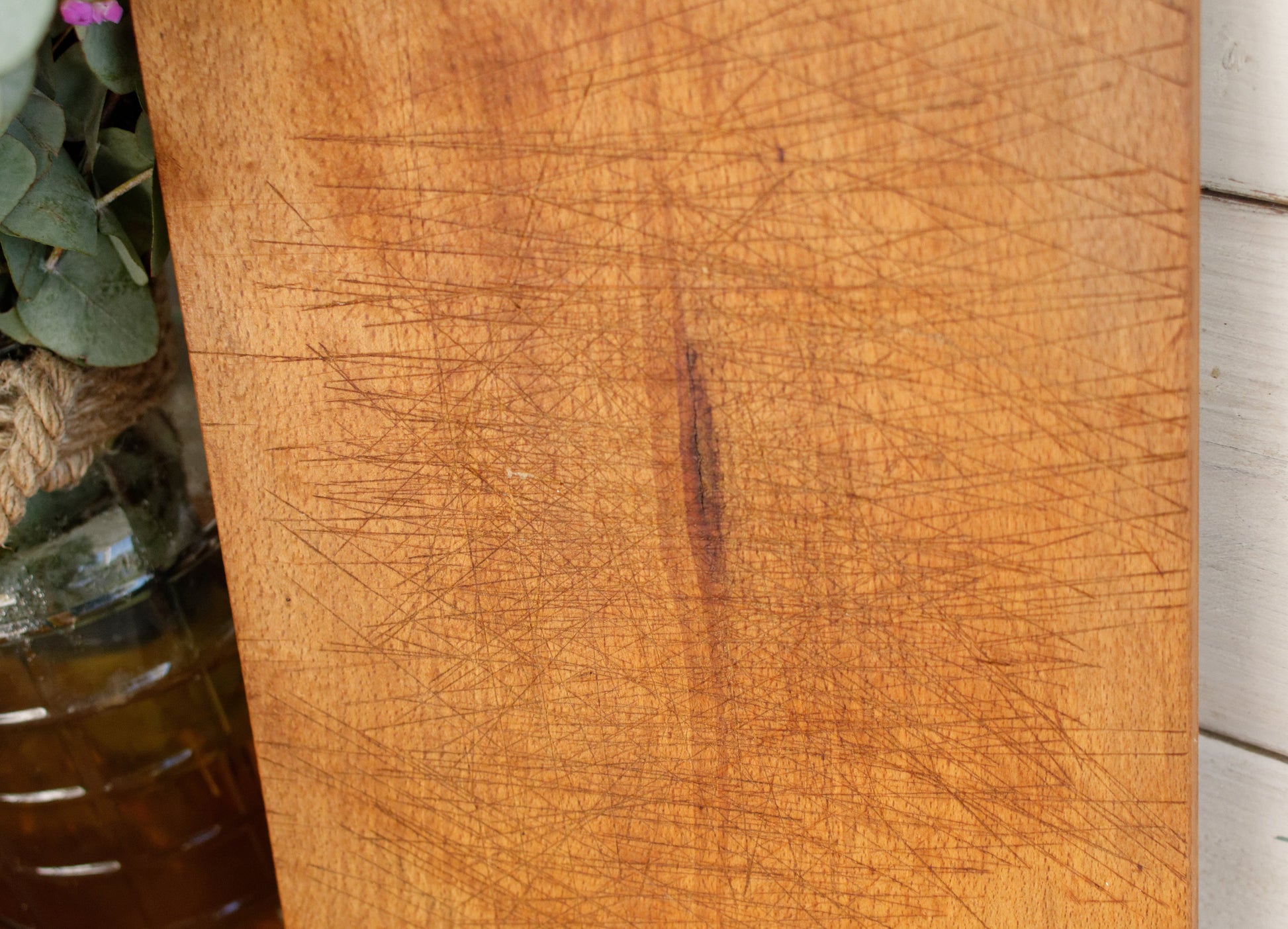 French Vintage Rustic Wooden Cutting Board Planche à Découper Rustic Chopping Block