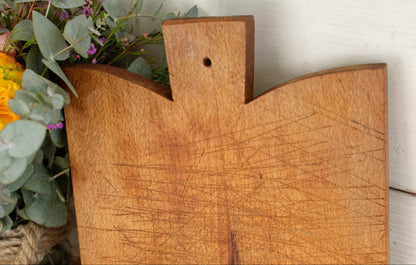 French Vintage Rustic Wooden Cutting Board Planche à Découper Rustic Chopping Block