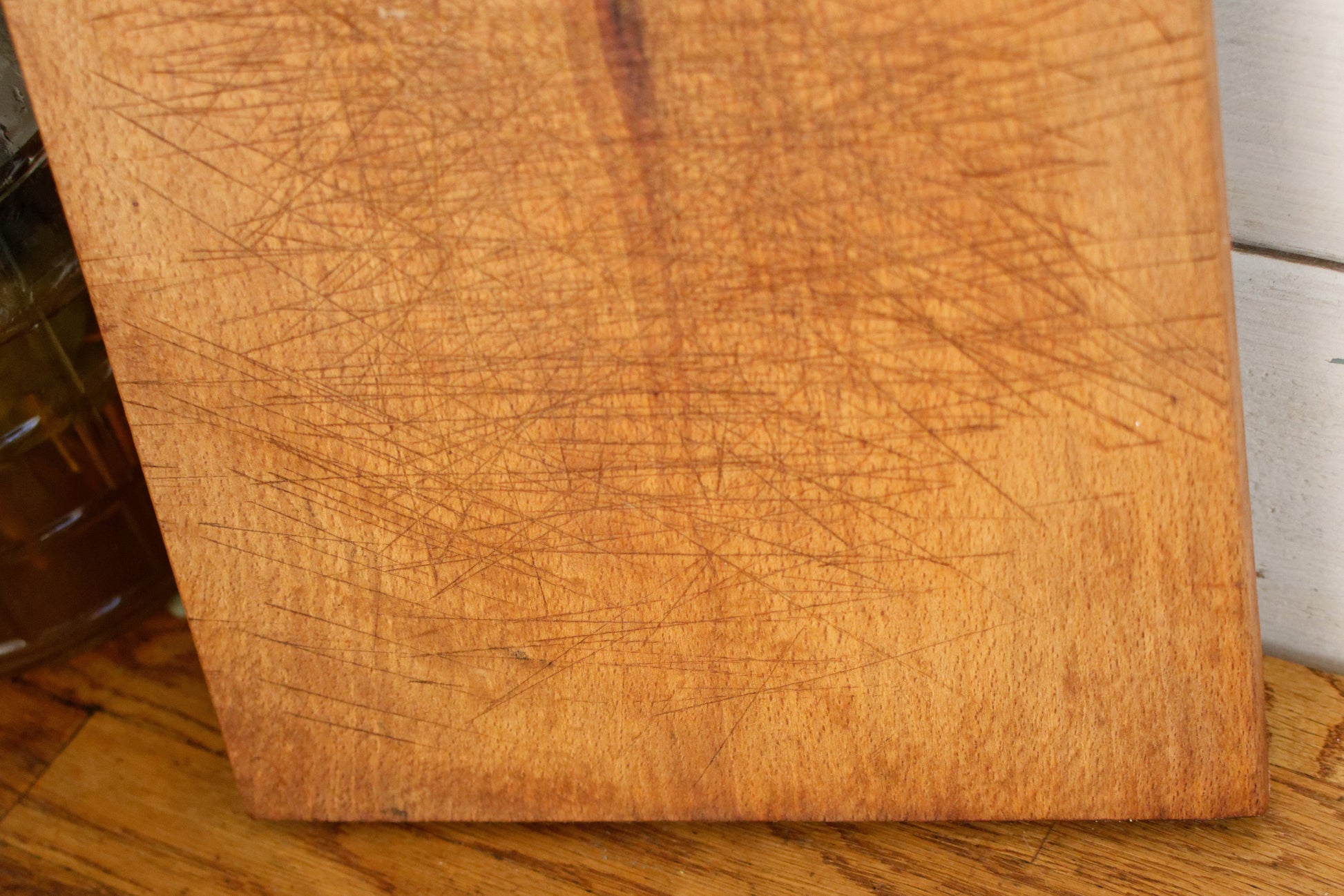 French Vintage Rustic Wooden Cutting Board Planche à Découper Rustic Chopping Block