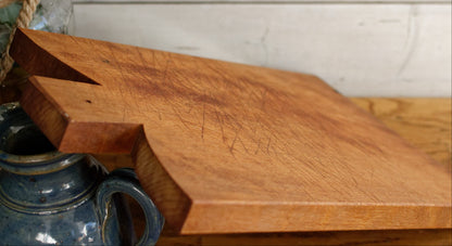 French Vintage Rustic Wooden Cutting Board Planche à Découper Rustic Chopping Block