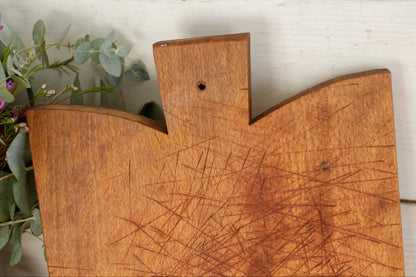 French Vintage Rustic Wooden Cutting Board Planche à Découper Rustic Chopping Block