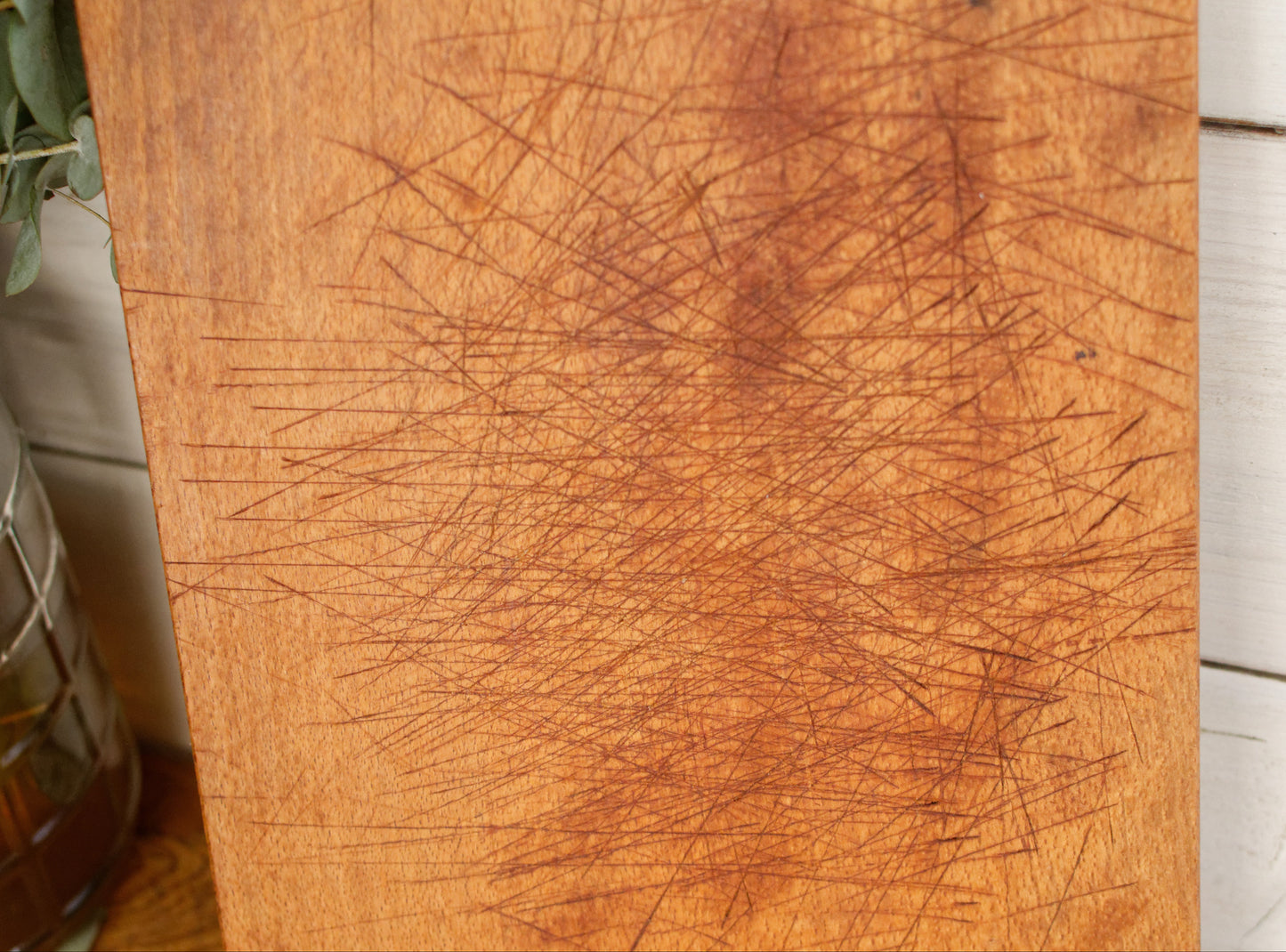 French Vintage Rustic Wooden Cutting Board Planche à Découper Rustic Chopping Block