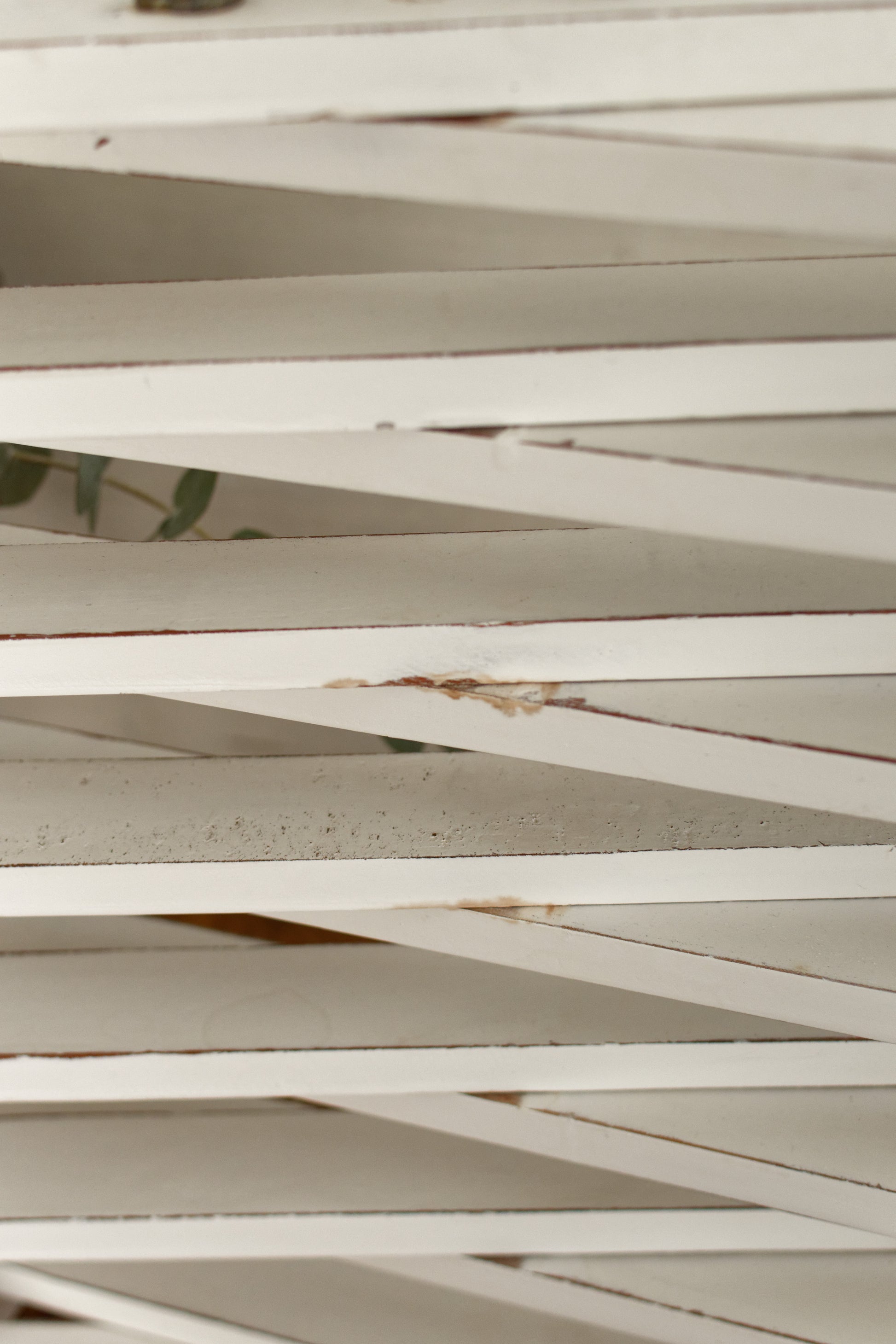 French Vintage Wooden 6 Tier Folding Bakery Pie Pastry Cooling Rack Présentoir à Patisserie Gâteaux en Bois