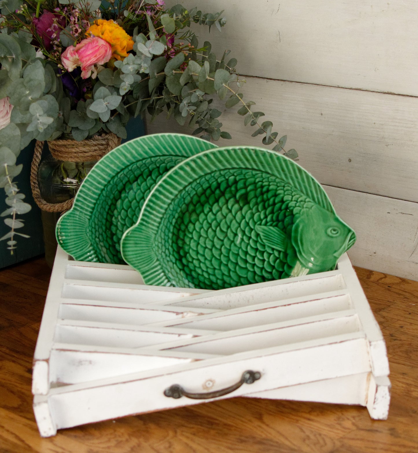 French Vintage Wooden 6 Tier Folding Bakery Pie Pastry Cooling Rack Présentoir à Patisserie Gâteaux en Bois