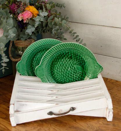 French Vintage Wooden 6 Tier Folding Bakery Pie Pastry Cooling Rack Présentoir à Patisserie Gâteaux en Bois