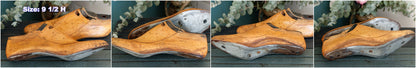 1950s ~ FAGUS Factory ~ Pair of Vintage Hand-Crafted Collectible Wooden Cobbler Shoe Lasts Forms Molds (Moulds) Stretchers ~ "Moule à chaussures vintage en bois" ~ Made in Germany