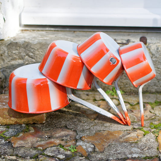 French Enamel Saucepan Set