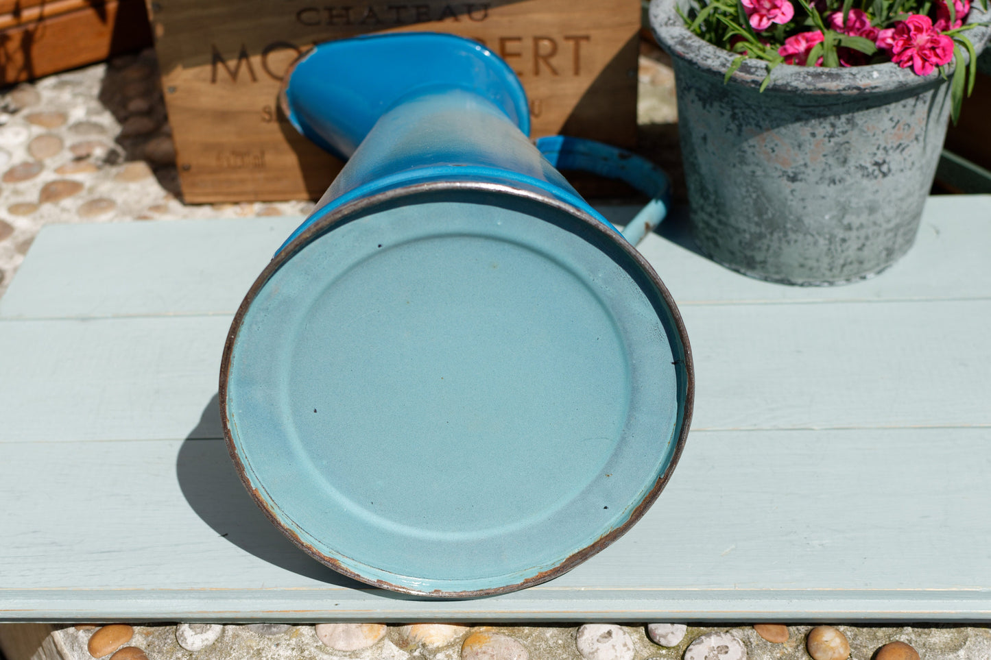 French Enamel Pitcher Bedroom Broc