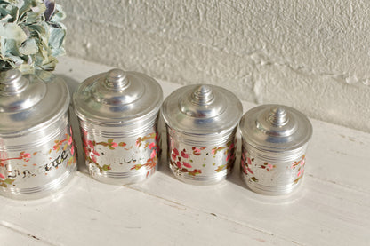 French Aluminum Stackable Nesting Canisters Spice Jars Farine Sucre Cafe Poivre The Epices