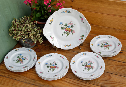 French Fine Porcelain Serving Set Charles Field Haviland CH F. Haviland LIMOGES France