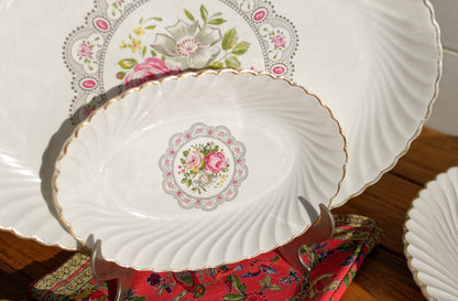 French Ironstone Serving Plate Lunéville, K&G, (Keller et Guérin) Tradition, Depuis 1731, France 