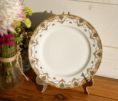 French Fine Porcelain Plate LIMOGES RAYNAUD & Cie. T & V Limoges France