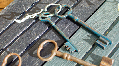 French Vintage Antique Skeleton Key Collectible