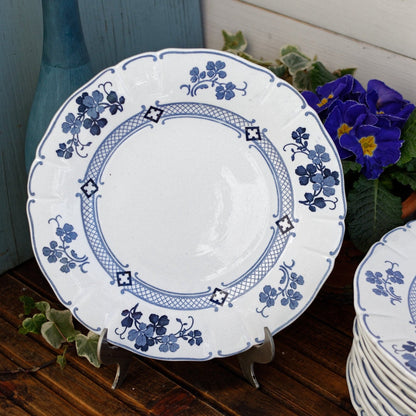 French Ironstone Dinner Plate K&G (Keller et Guérin) Lunéville Terre de Fer