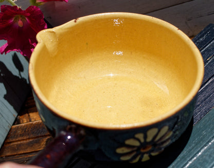 French Glazed Stoneware Gratin Pot ALSACE SOUFFLENHEIM Poelons en terre cuites vernissée