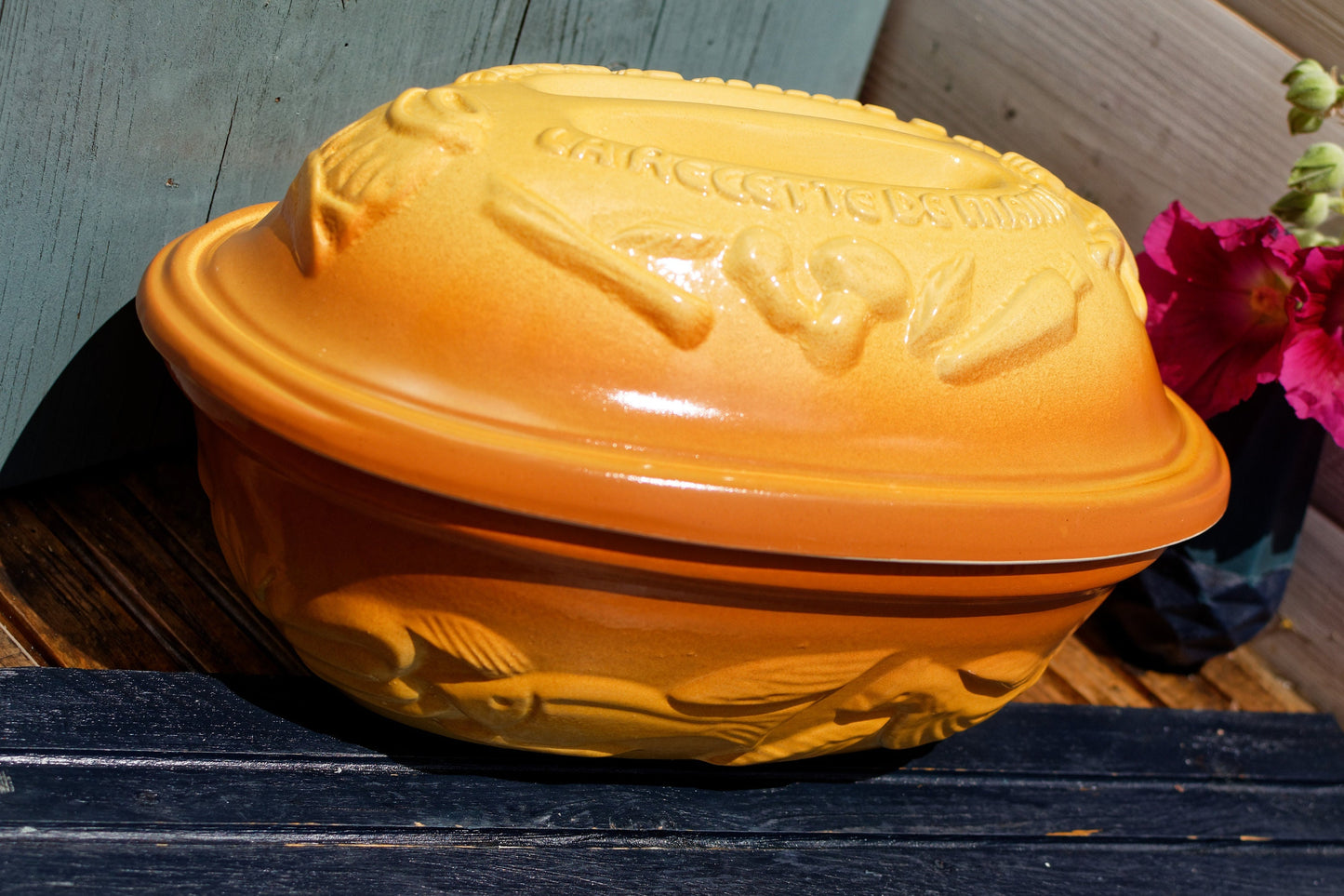 French Stoneware Cocotte Casserole Cookware Le Recette de Mamie