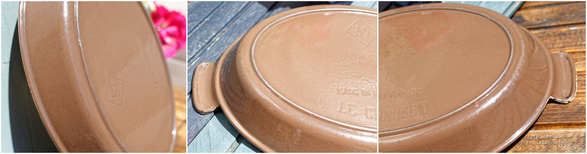 LE CREUSET GRANDE Cocotte EN Fonte OVALE Vintage MODELE N°31 MARRON ø 31 CM N°1 EUR 85,99 LE CREUSET GRANDE Cocotte EN Fonte OVALE Vintage MODELE N°31 MARRON ø 31 CM N°1 EUR 85,99