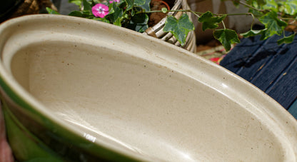 French Glazed Stoneware Casserole Dish Poelons en terre cuites vernissée