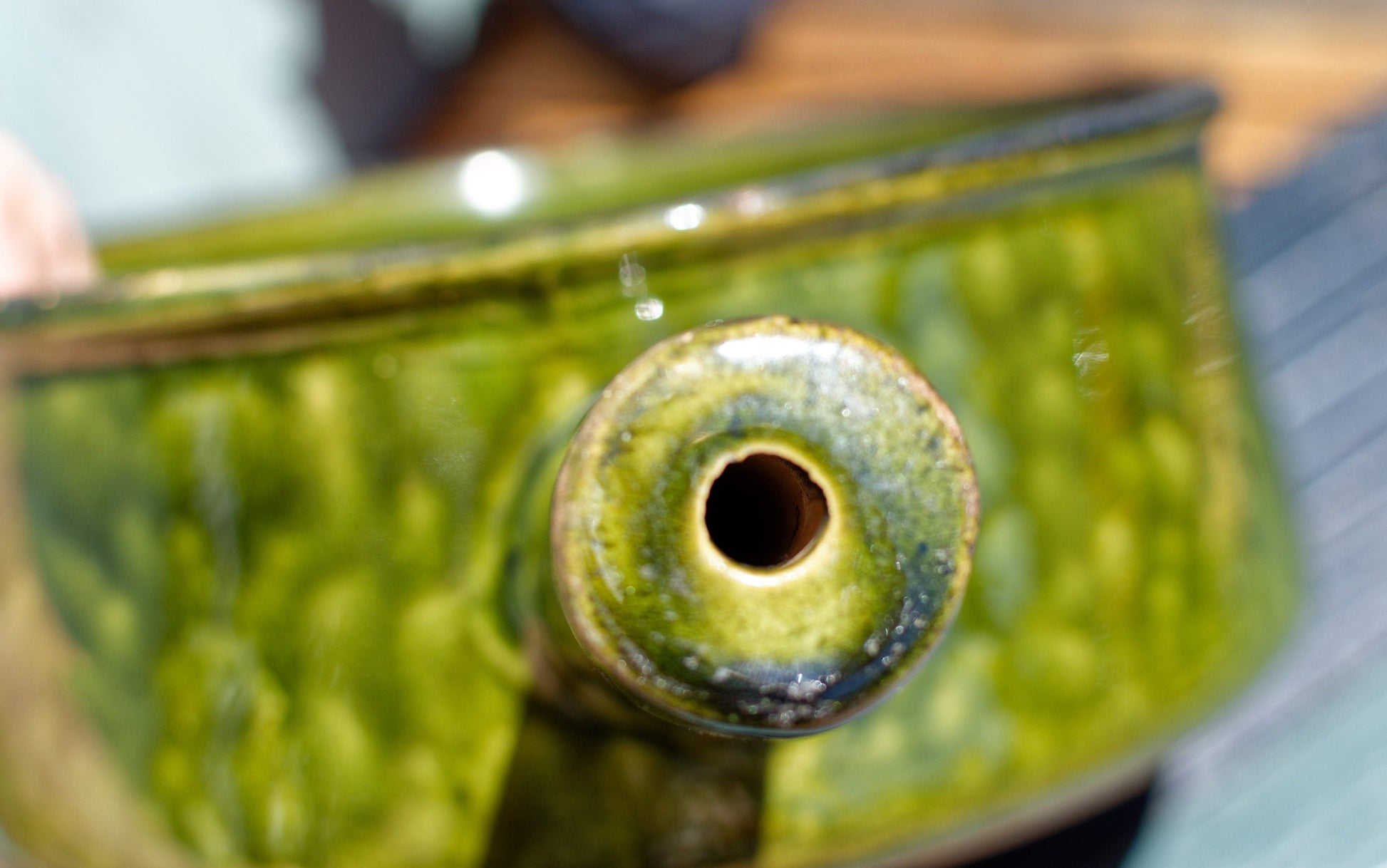 French Glazed Stoneware Gratin Pot Vallauris Style Poelons en terre cuites vernissée