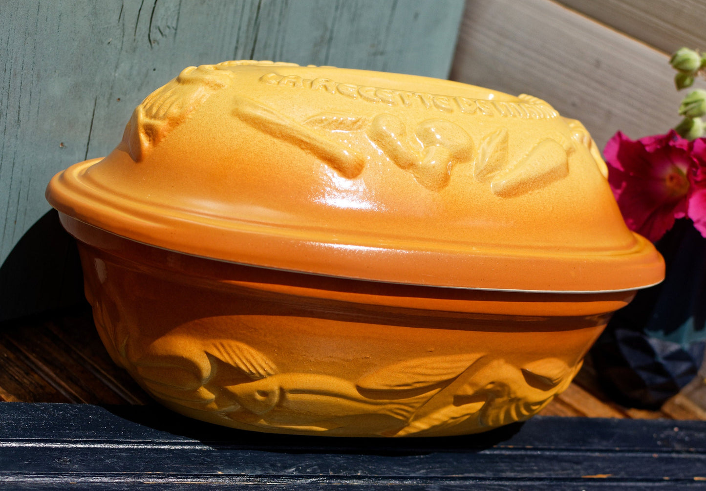 French Stoneware Cocotte Casserole Cookware Le Recette de Mamie