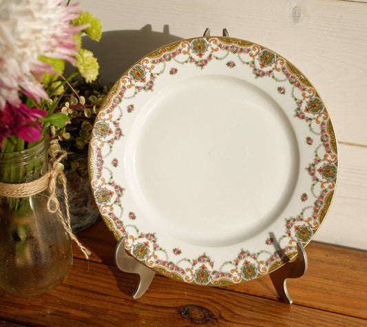 French Fine Porcelain Plate LIMOGES RAYNAUD & Cie. T & V Limoges France 