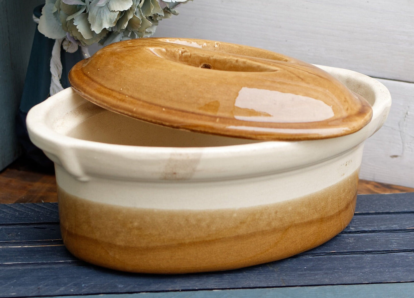 French Foie Gras Terrine Pot La Bourguignonne Made in France Casserole Dish Pate Stoneware Terre Cuit