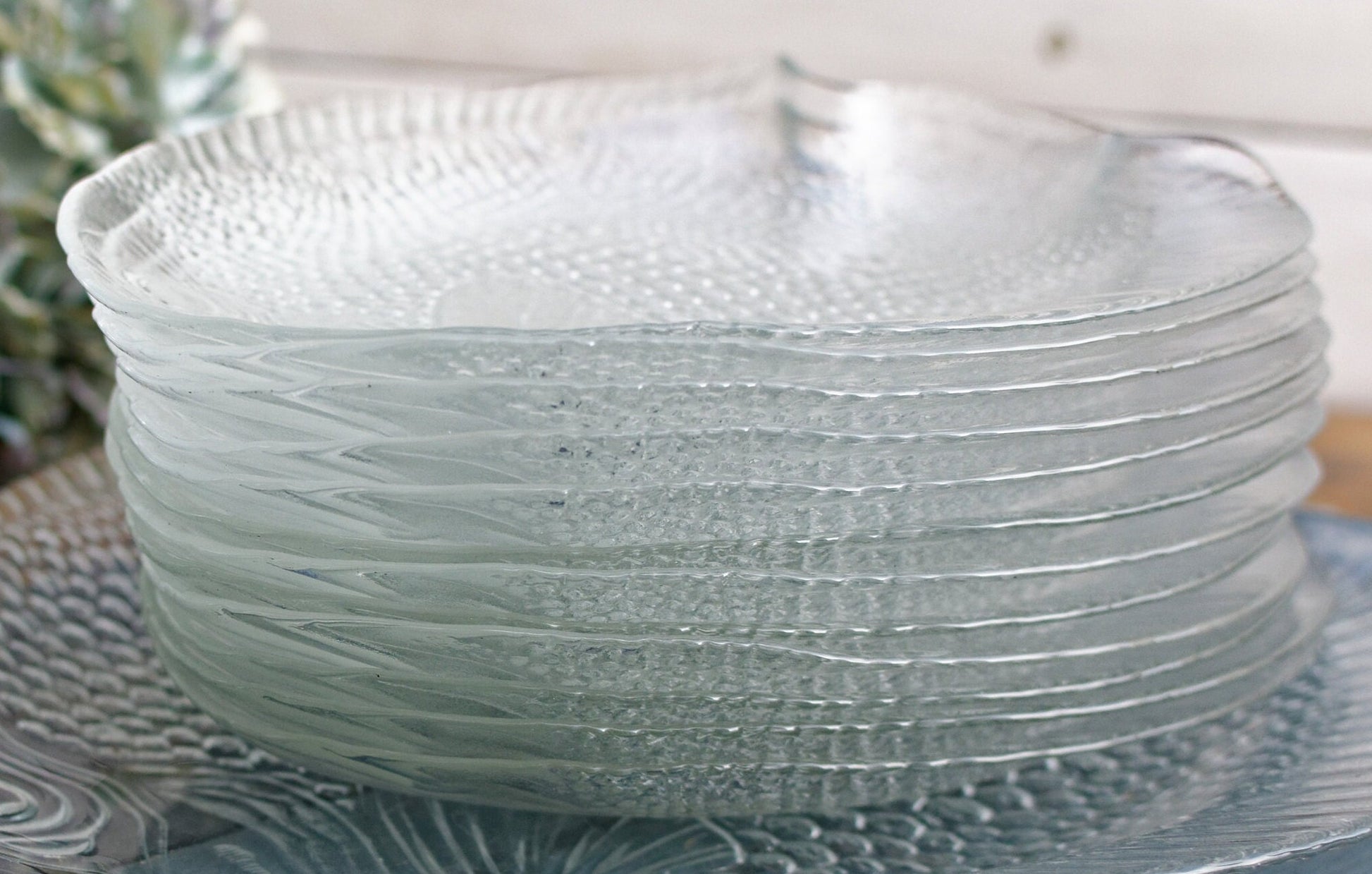 Vintage : grand plat + 6 assiettes poisson Arcoroc Vintage : grand plat + 6 assiettes poisson Arcoroc