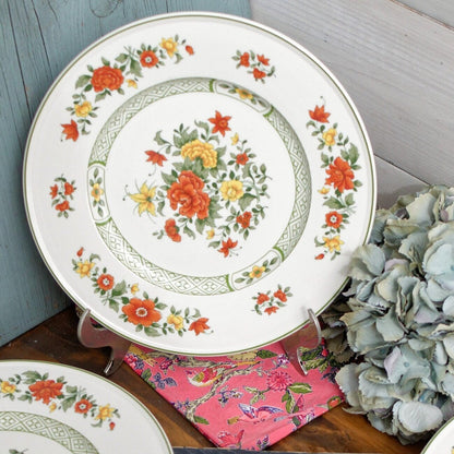 French German Ironstone Plate Villeroy & Boch 1748 Summerday Vitro-Porzellan Sputmaschinenfest Garanti lave-vaiselle Dishwasher Safe W. Germany