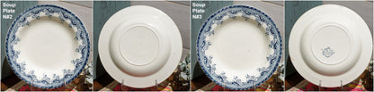 French Ironstone Soup Plate R&A Villa Terre de Fer SALINS