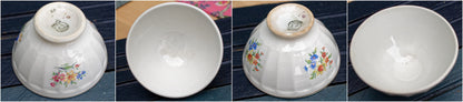 French Ironstone Cafe Bowl Cafe au Lait Ceranord St Amand Semi Vitrifie 8 Terre de Fer 